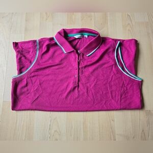 Lady Hagen Polo Tank Top Size Large